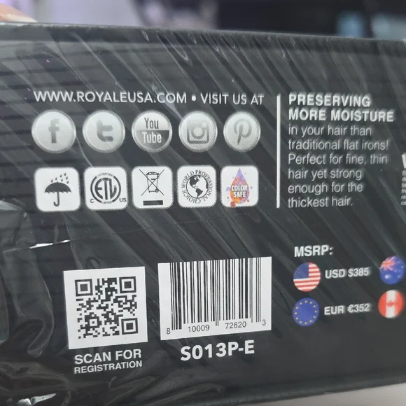 Platinum Genius Limited Edition Flat Iron - Hot Pink - Picture 2 of 6